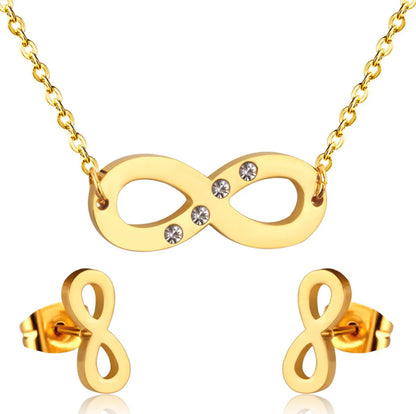 Ava's Infinity Shine Jewelry Set