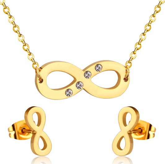 Ava's Infinity Shine Jewelry Set
