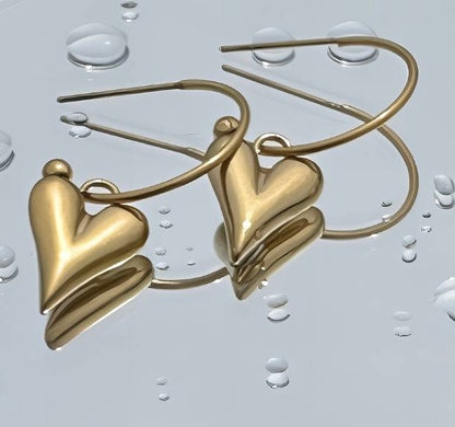 Heartstrings Hoop Earrings