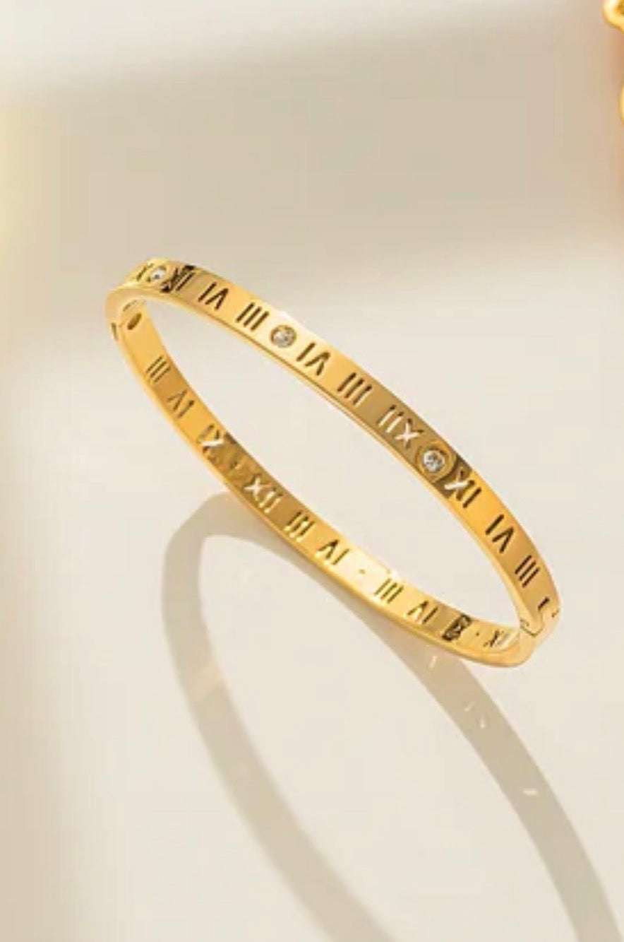 Roman Zircon Bangle