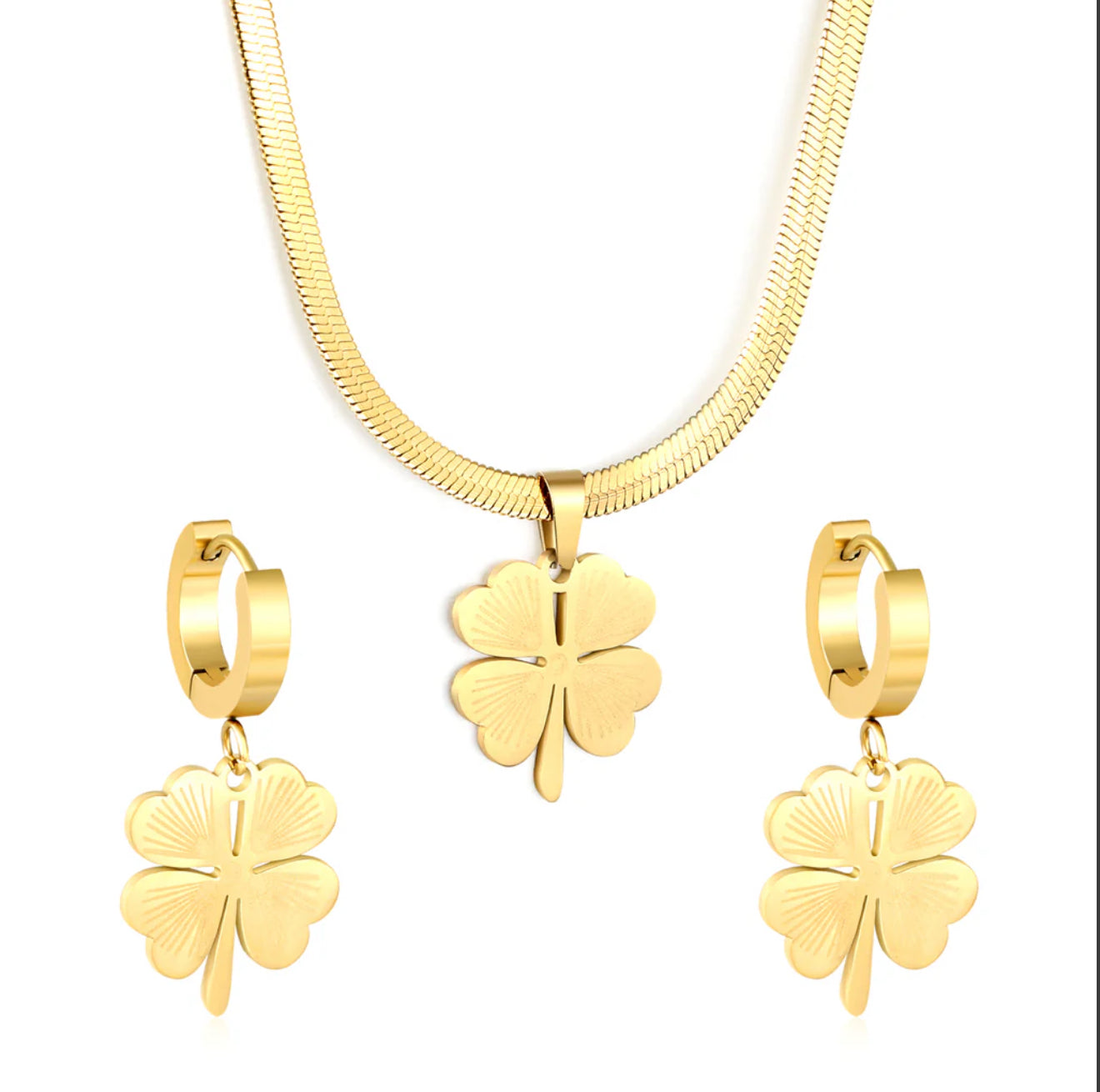 Fortune Clover Jewelry Set