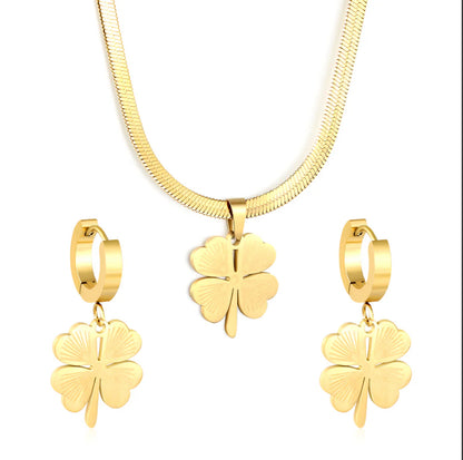 Fortune Clover Jewelry Set