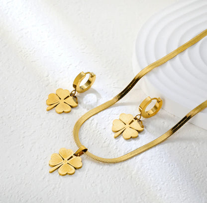 Fortune Clover Jewelry Set