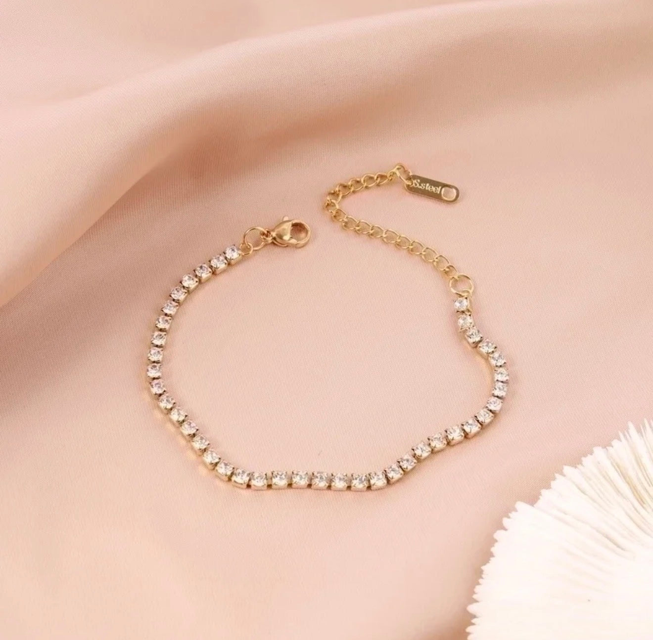 Tiffany inspired Tennis Bracelet