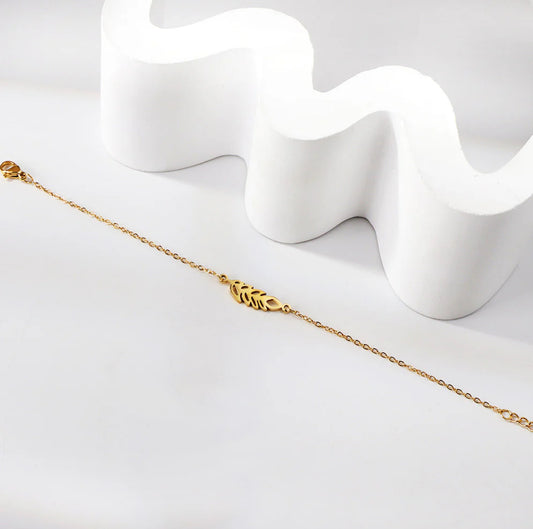 Golden leaf Bracelet