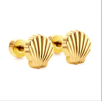 Seashell Studs