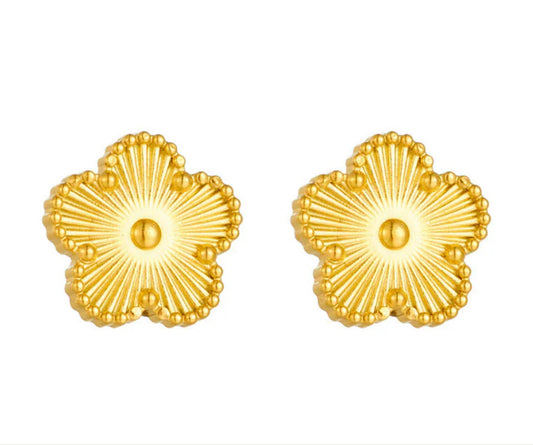Five Petal Earrings