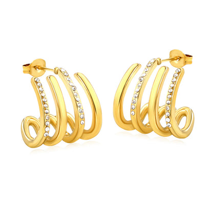 Opulent Spiral Earrings