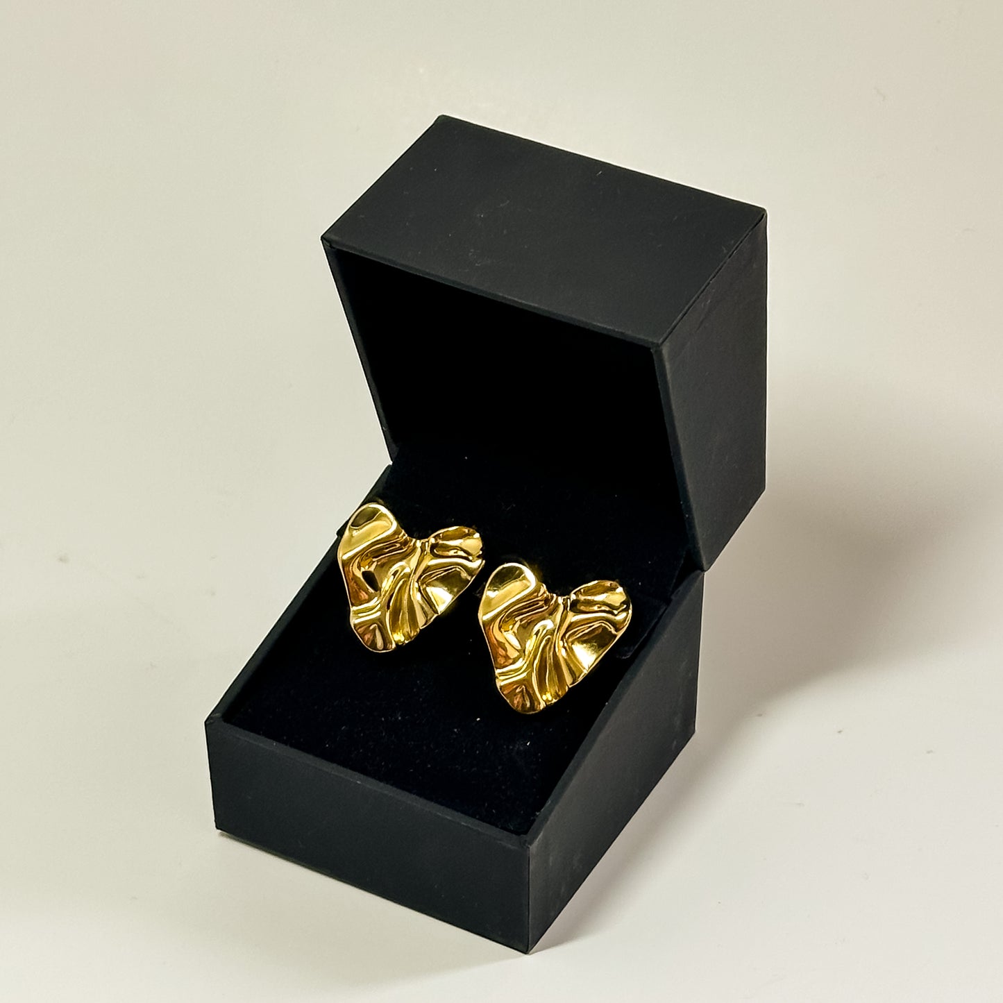 Melted Heart Studs