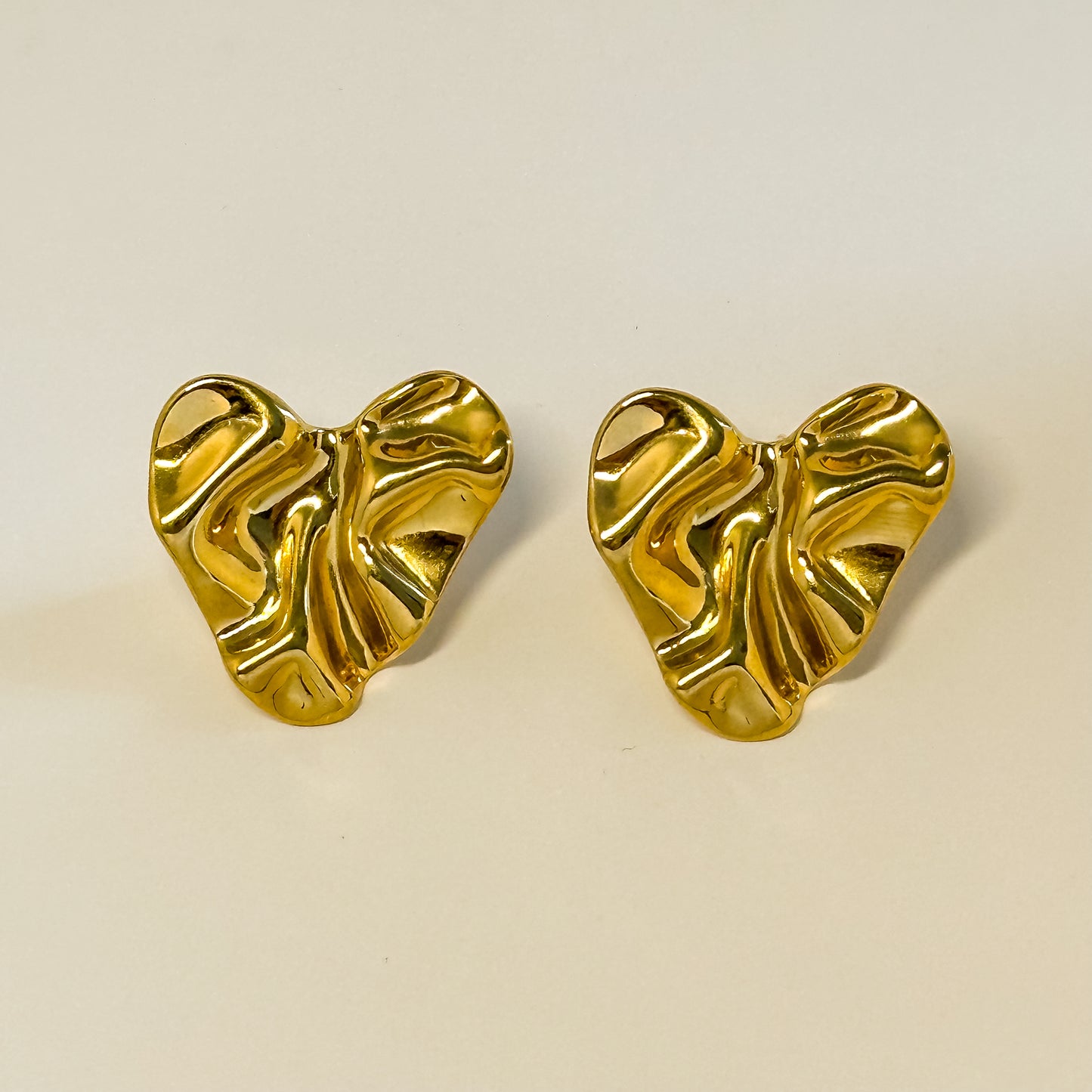 Melted Heart Studs