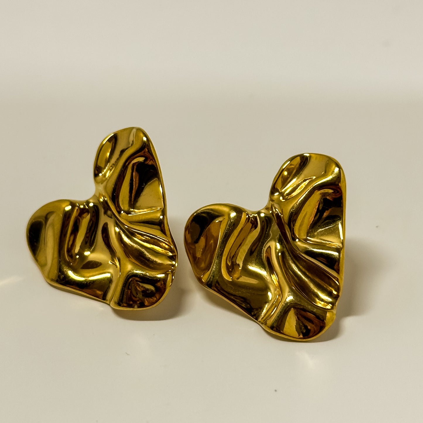 Melted Heart Studs